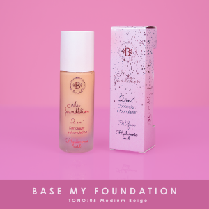 My foundation 2 en 1 (base lÍquida)(medium beige)