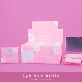 Bye bye brillo (papel de rosas)