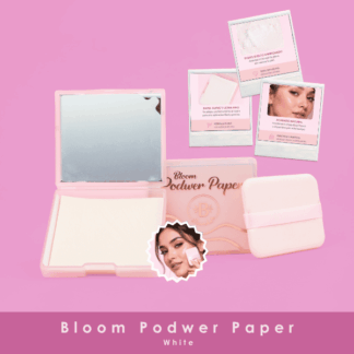 Bloom powder paper white/papel absorbente
